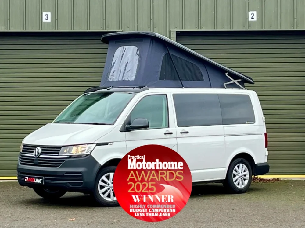Used 2021 VW T6.1 Manual Candy White SWB Startline Redline Classic Campervan