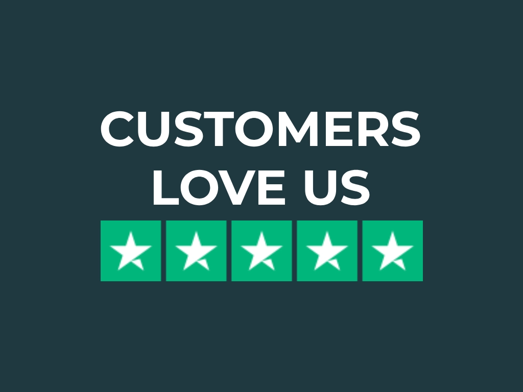 Website Advert Add-Ins – Customers Love Us – Trustpilot