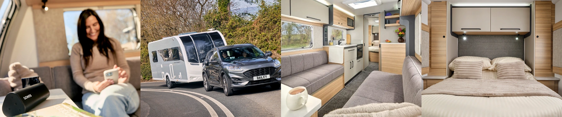 Bailey Phoenix Black Edition Caravan Range	
